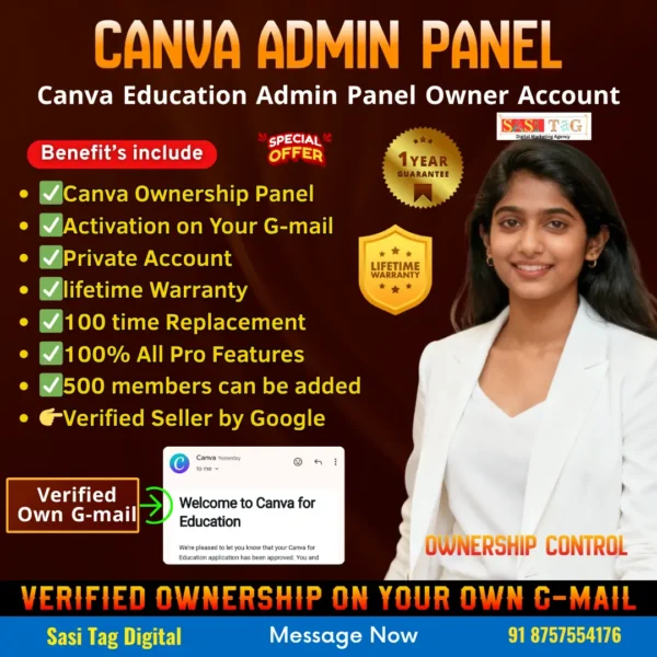 Canva Admin Panel Education Owner Account