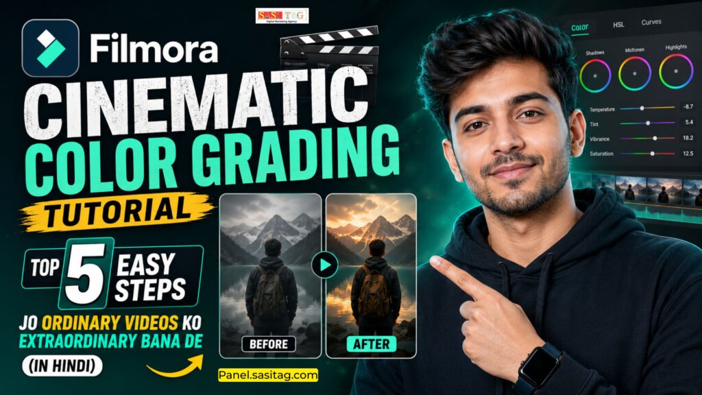 Filmora Cinematic Color Grading